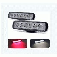 18W LED Boat - DC9-32V - Black casing spreader light - Emmitt Color: Dual color / Red & White- WK-DU18BRW - AZLED